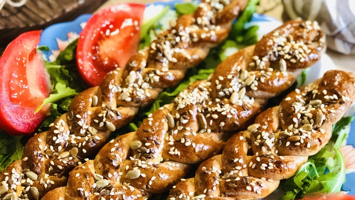 Сырно-творожные косички