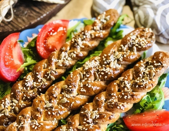 Сырно-творожные косички