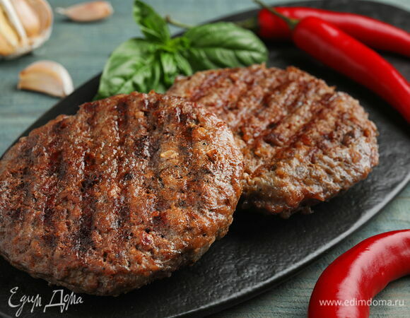 Котлеты для бургеров на гриле Котлеты для бургеров на гриле