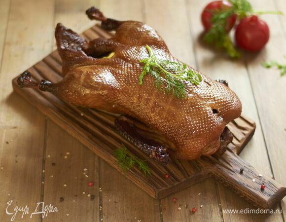 Гусь горячего копчения Гусь горячего копчения