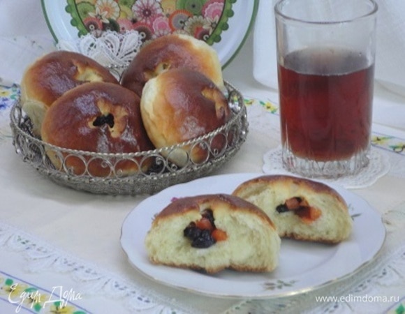 Кефирно-дрожжевые булочки