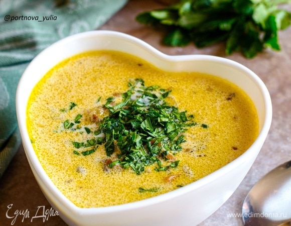 Суп с фаршем и фасолью