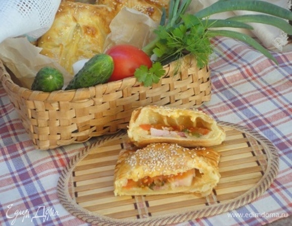 Сытные слойки на завтрак Сытные слойки на завтрак