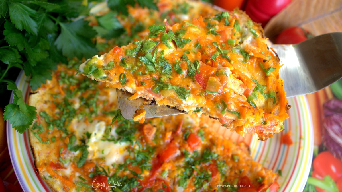 Яичница с морковью