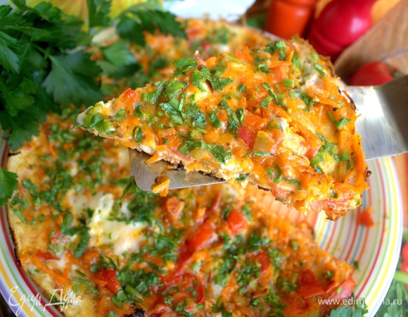 Яичница с морковью