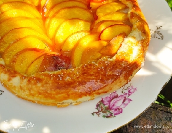 Галета с персиками Галета с персиками