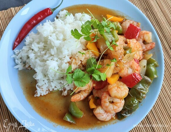 Креветки под кисло-сладким соусом Креветки под кисло-сладким соусом