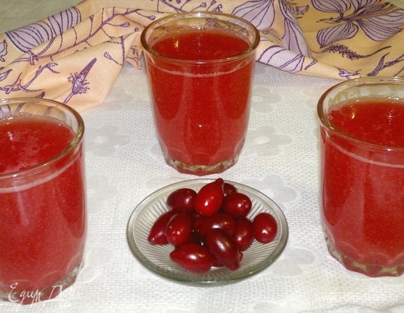 Кисель из кизила