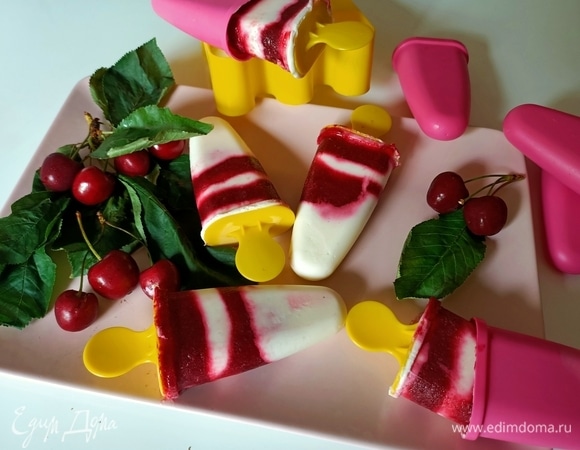 Мороженое с черешней 