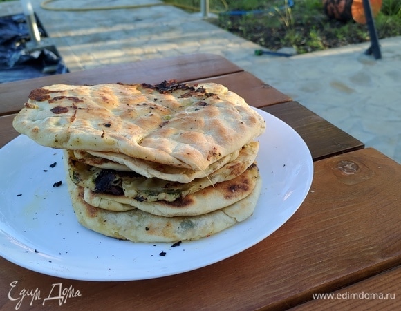 Лепешки с сыром 