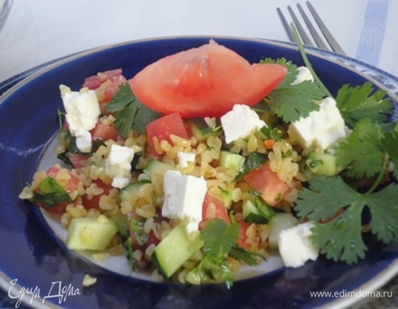 Теплый салат из булгура Теплый салат из булгура