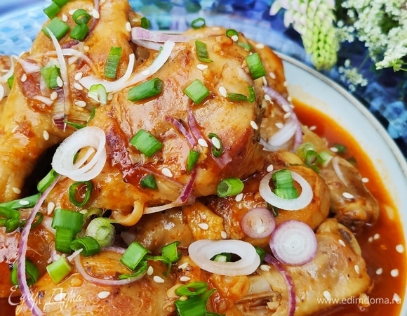 Куриные голени в соусе