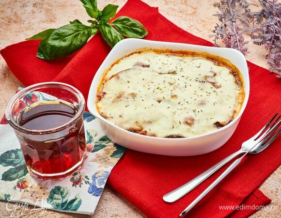 Овощная лазанья с консервированным тунцом Овощная лазанья с консервированным тунцом