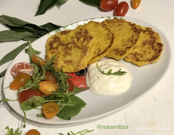 Кабачковые оладьи 