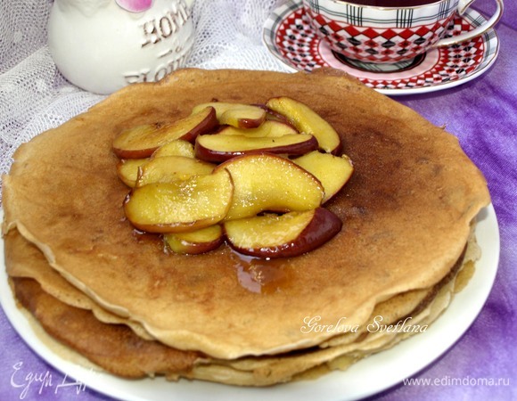 Яблочные блины