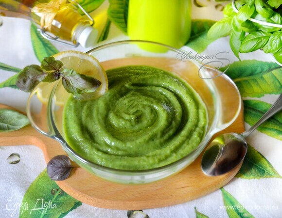 Холодный суп с авокадо