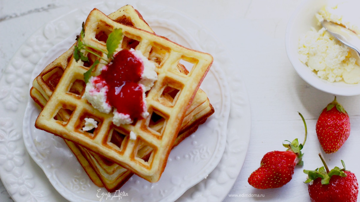 Низкоуглеводные венские вафли