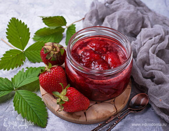 Варенье из клубники без сахара Варенье из клубники без сахара