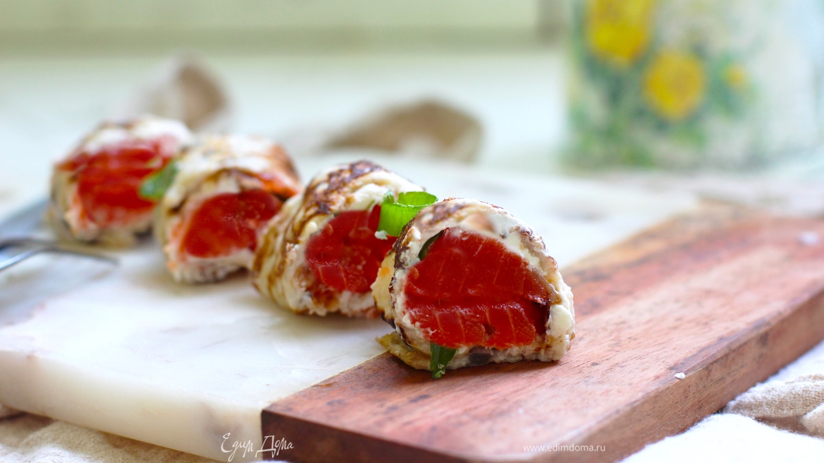 Кето-блинчики с начинкой