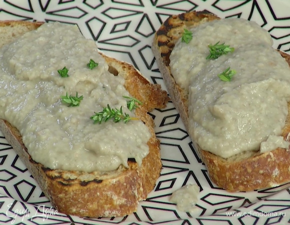 Паштет из белой фасоли с грибами 