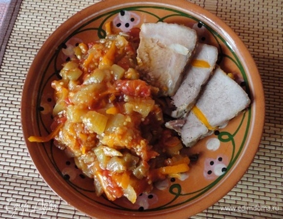 Овощное рагу с баклажанами Овощное рагу с баклажанами