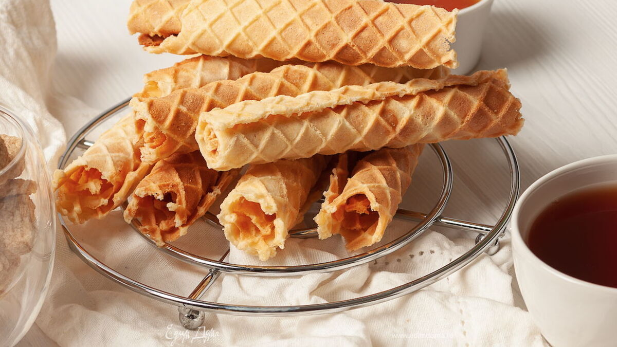 Рецепт трубочек с повидлом