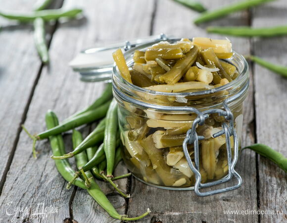 Стручковая фасоль на зиму