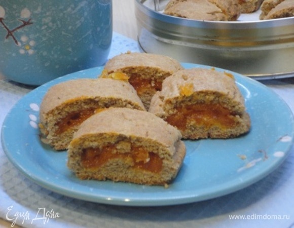 Печенье с курагой