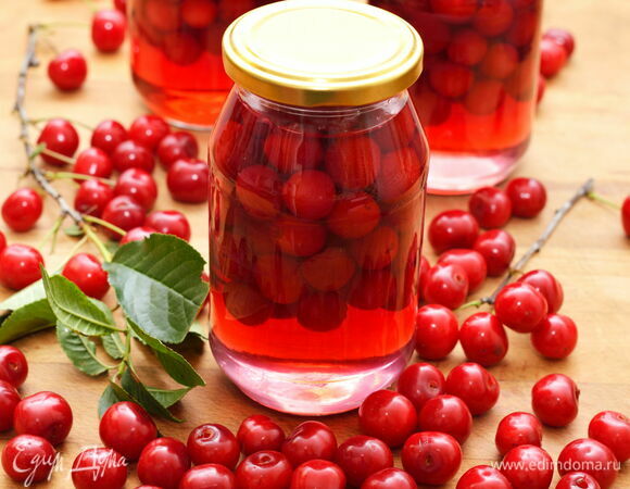 Рецепт вишневого компота на зиму