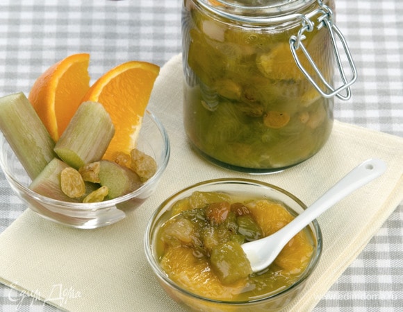 Варенье из ревеня с апельсином