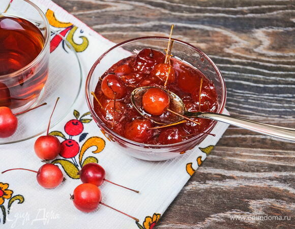 Прозрачное варенье из ранеток с хвостиками Прозрачное варенье из ранеток с хвостиками