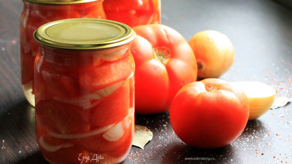 Салат из помидоров на зиму