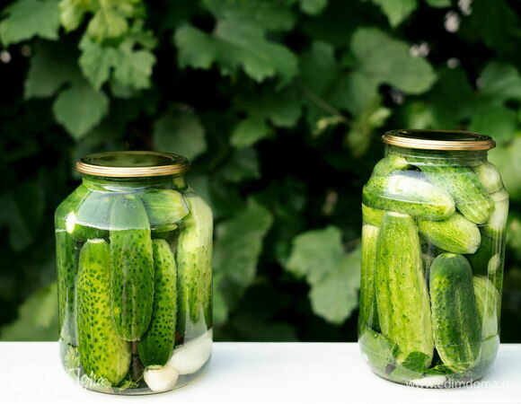 Хрустящие огурцы с лимонной кислотой на зиму