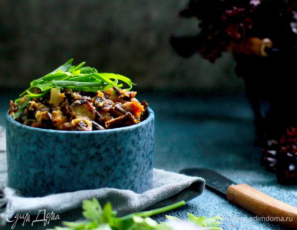 Закуска из баклажанов с плавленым сыром