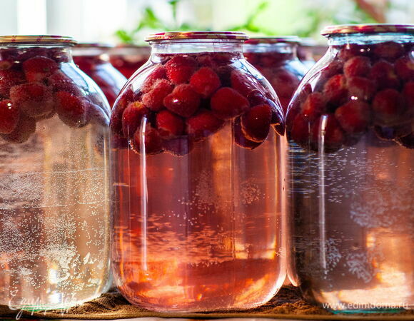 Компот из клубники на зиму Компот из клубники на зиму