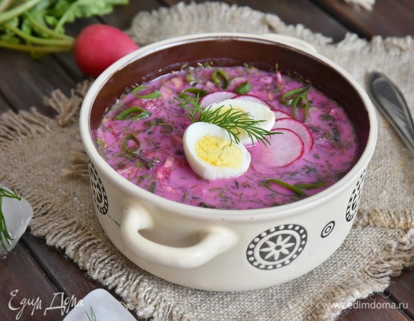 Шалтибарщай — холодный литовский борщ на кефире