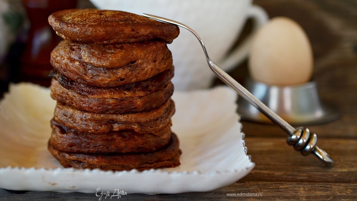 Шоколадные оладьи