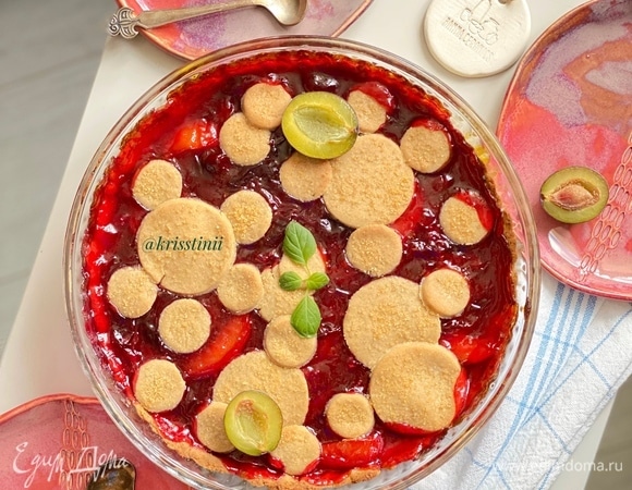 Гречневый пирог без глютена со сливами Гречневый пирог без глютена со сливами