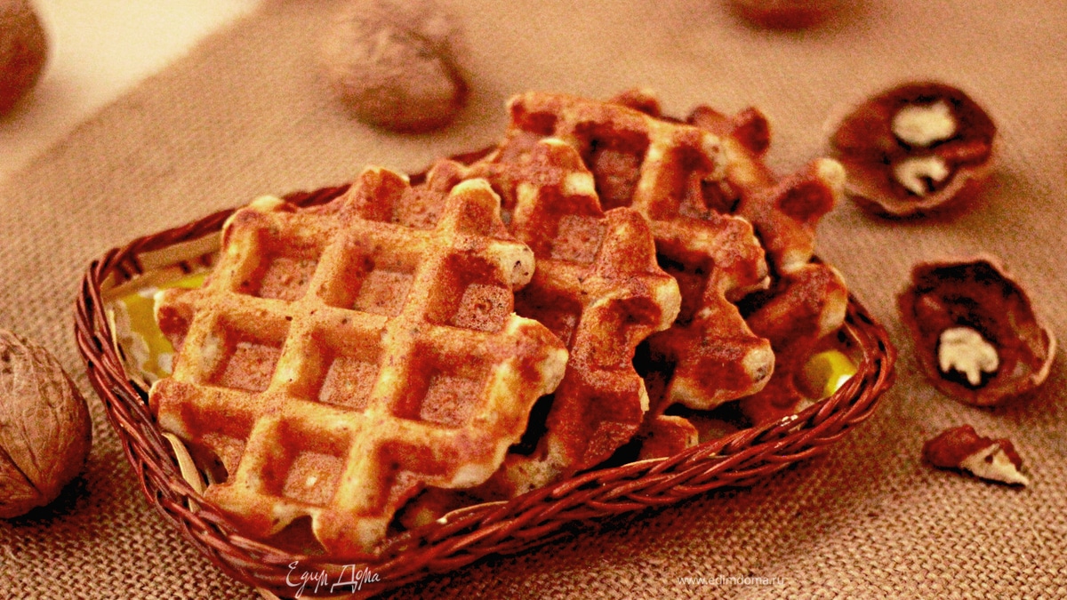 Ореховые вафли