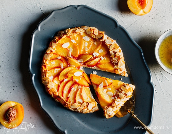 Галета с творогом и нектаринами Галета с творогом и нектаринами