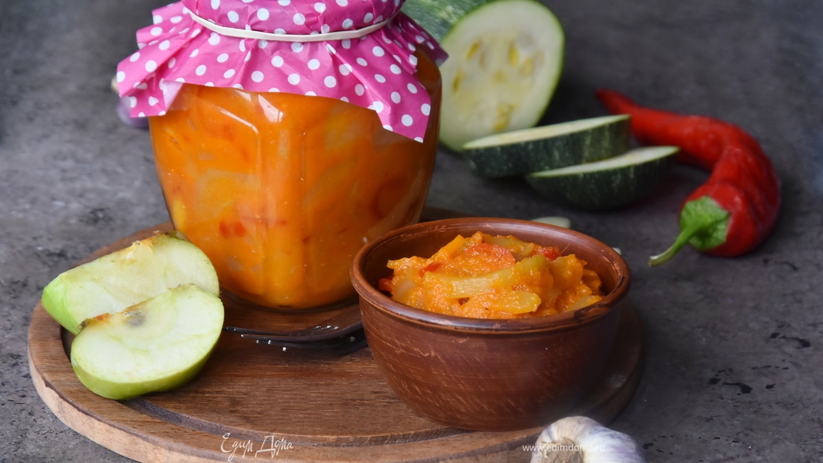 Салат из кабачков на зиму