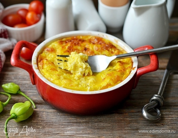 Омлет с кабачком и сыром Омлет с кабачком и сыром