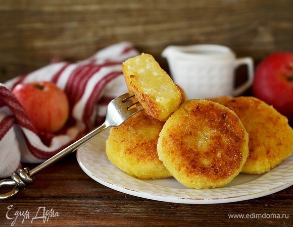 Яблочные сырники