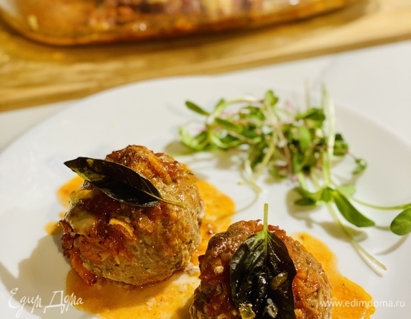 Ежики в томатном соусе с итальянскими травами Ежики в томатном соусе с итальянскими травами