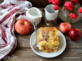 Сочный яблочный пирог