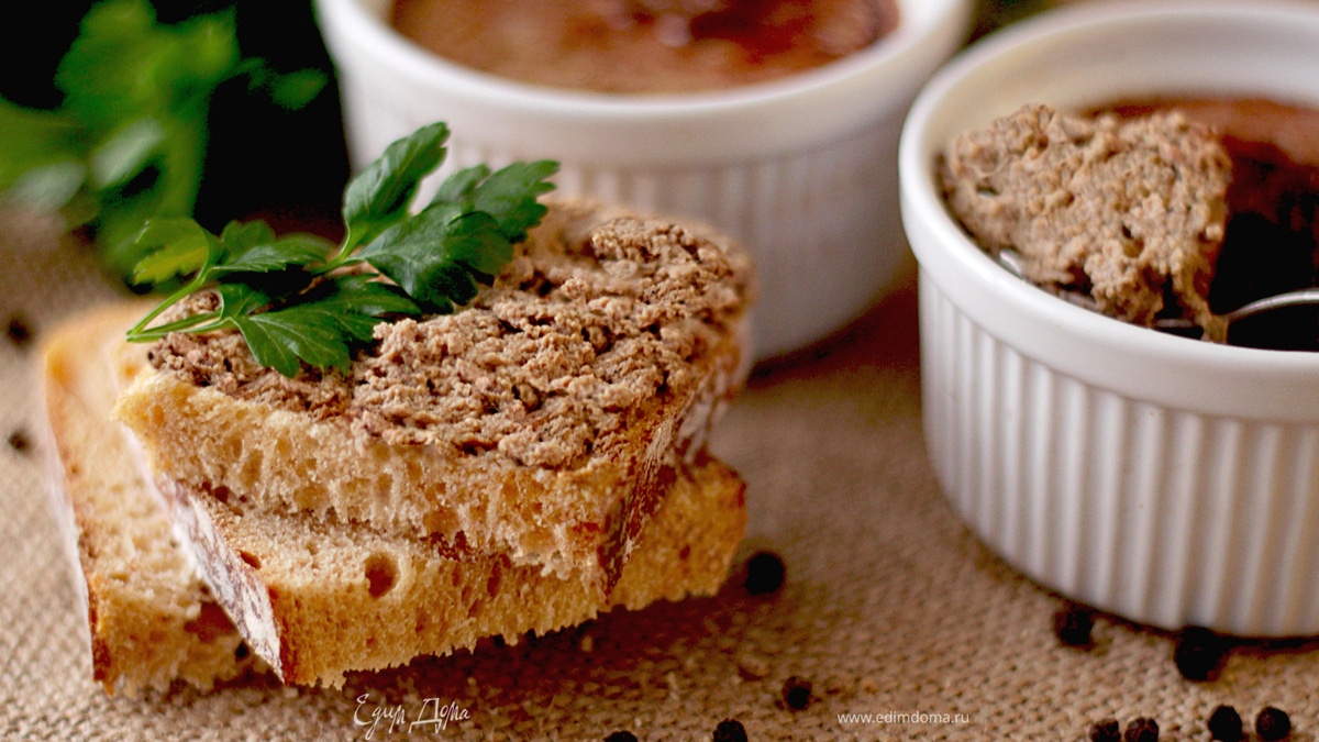 Запеченный паштет из куриной печени