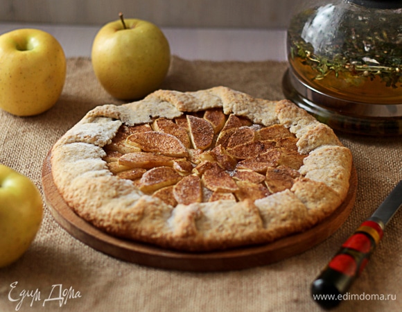 Овсяная галета с яблоками