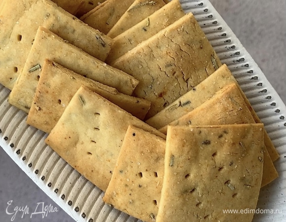 Крекеры из нутовой и рисовой муки
