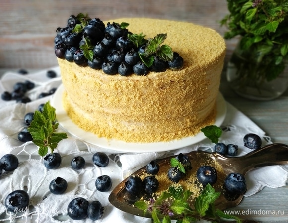 Медовый торт с карамельными нотками Медовый торт с карамельными нотками