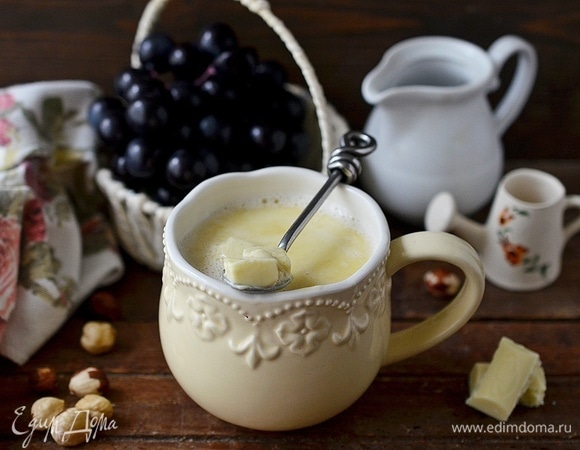 Ореховый напиток с белым шоколадом Ореховый напиток с белым шоколадом